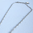 Breadfruit Leaf Silver Pendant Chain Necklace - Tropical Leaf - Nickel-Free Hypoallergenic