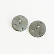 Cancer Zodiac Constellation Sterling Silver Disc Earrings